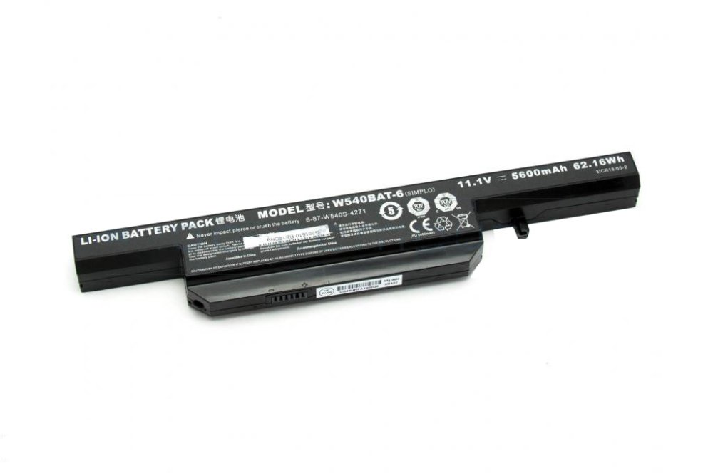 5600mAh 62.16Wh Batería Clevo W155EU W155U W540EU