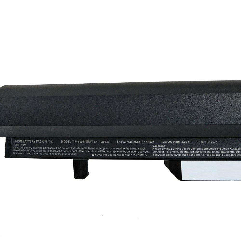 5600mAh 62.16Wh Batería Clevo W110BAT-6