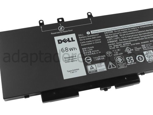 68Wh Original Batería Dell Latitude 14 5495 P72G003