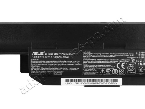 Asus Notebook P Series P751JF-T4039G P751JF-T4041G Batería 4700mAh