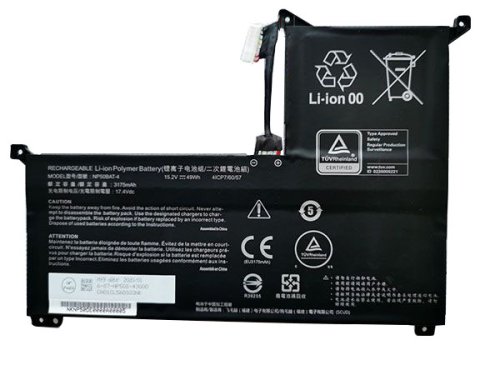 Batería Clevo NP50PNP 3175mAh 49Wh