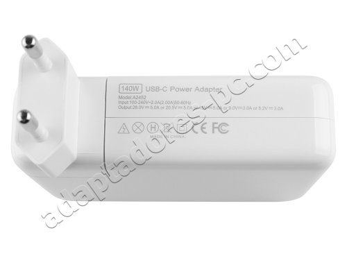 140W USB-C a MagSafe 3 Cargador Apple MacBook Pro 16 2021 MK1A3Y/A AC Adaptador + Cable