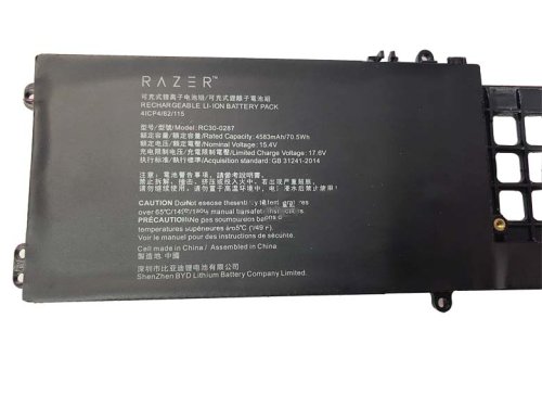 Original Batería Razer Blade Pro 17 RZ09-02878E92-R3E1 4583mAh 70.5Wh