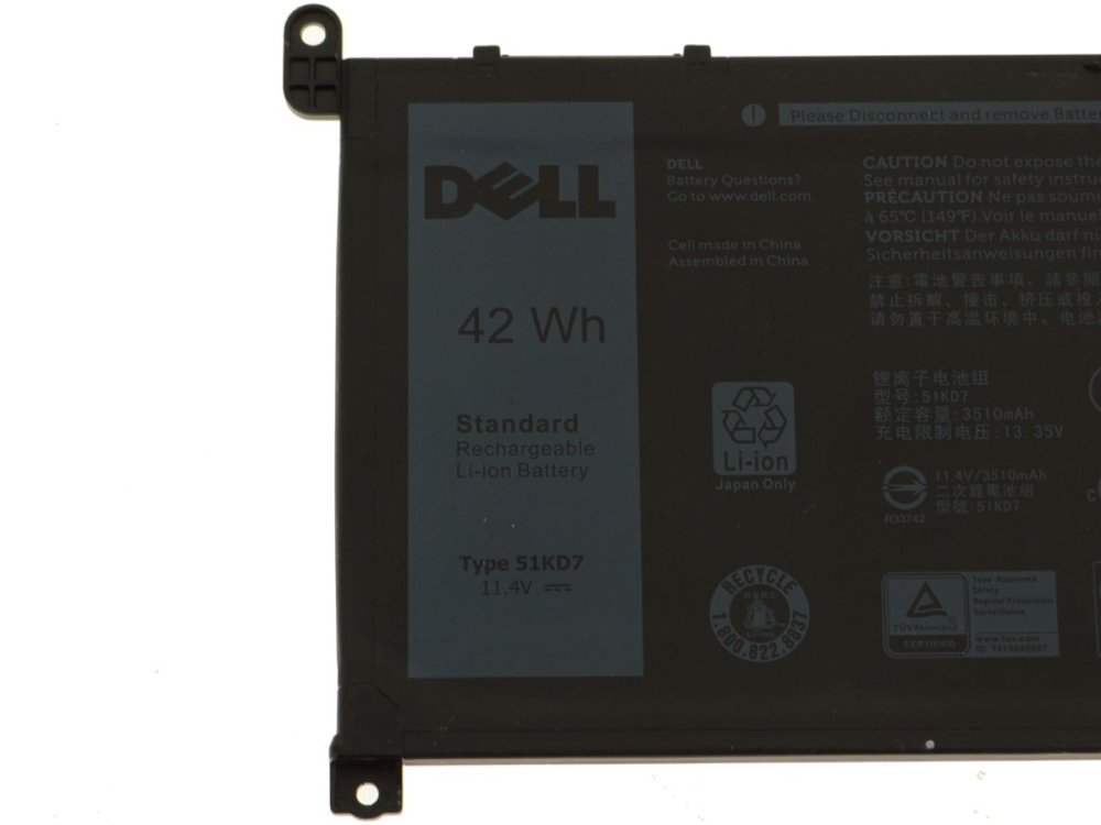 Original 42Wh Batería Dell Chromebook 11 3180 P26T002