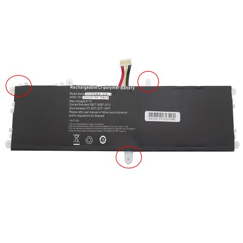 Batería Rtdpart 5059B4-2S-1 5000mAh 38Wh