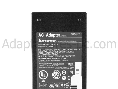135W Original Adaptador Cargador Lenovo ThinkPad T520i 4243-5UU