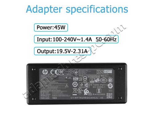 45W AC Adaptador Cargador HP Pavilion 13-a050sr x360 13-a051er x360