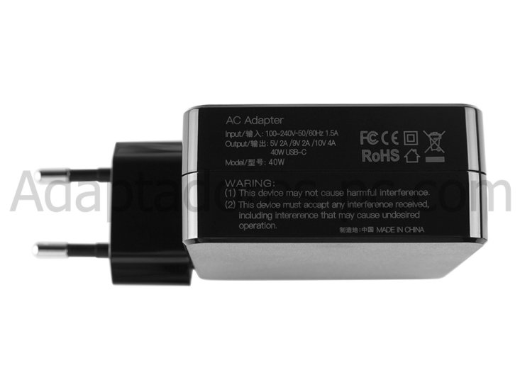 Cargador Huawei LIO-AN00m SuperCharge 40W USB-C Type-C Rápida - Haga un click en la imagen para cerrar