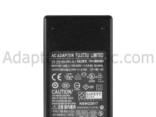 Original 90W Fujitsu A090A070L AC Adaptador Cargador