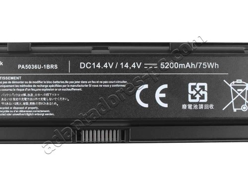 3000mAh Batería Toshiba Qosmio X70-ABT2G22 X70-A-13D X70-A-11R