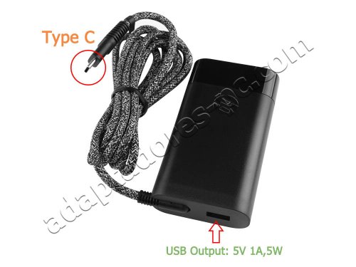 65W USB-C HP EliteBook x360 1030 G3 3ZH02EA Adaptador Cargador