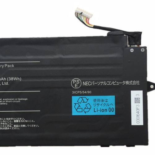 Batería NEC 3ICP5/54/90 PC-VP-BP144 3361mAh 38Wh