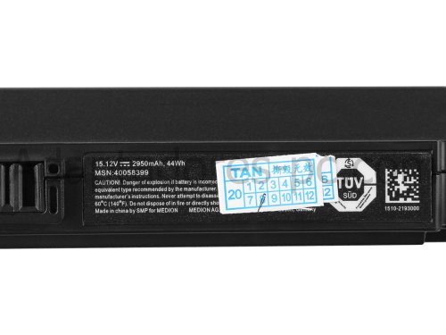 Original Batería Medion Akoya E6435 MD 61058 MD61058 2950mAh 44Wh