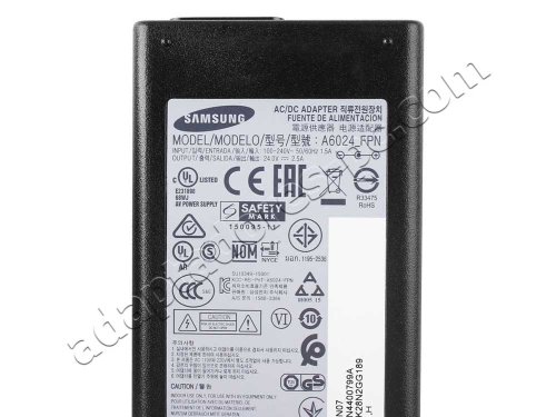 Original 60W Samsung HW-F355 AC Adaptador Cargador + Cable
