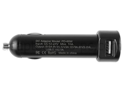 65W USB-C HP ProBook 650 G4 4PY82UT Coche Cargador