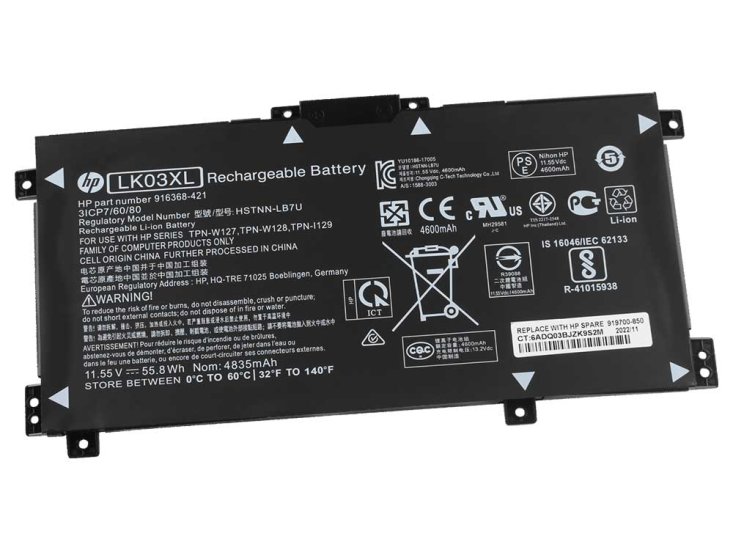 Original Batería HP Envy x360 15-CN0002LA 4500mAh 52.54Wh - Haga un click en la imagen para cerrar