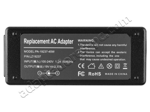 45W Medion Akoya E1317T MD 98522 AC Adaptador Cargador
