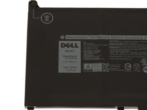 Original 3500mAh 42Wh Batería Dell 0G74G 00G74G
