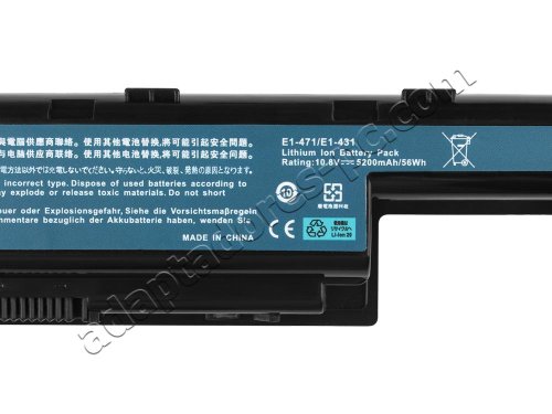 Batería Original Packard Bell EasyNote LV11HC-B9606G75Mnks 5200mAh