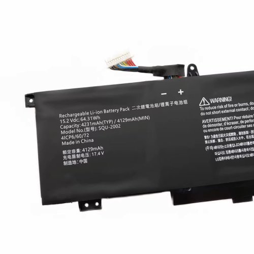 Batería Thunderobot 916QA139H 4231mAh 64.31Wh