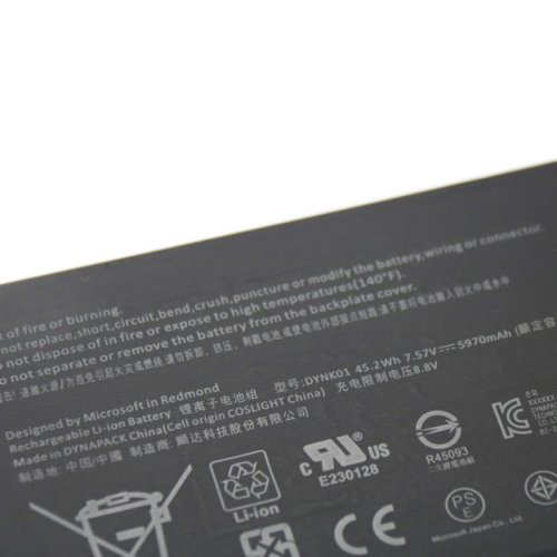 Original Batería Microsoft Surface Laptop 1796 5970mAh 45.2Wh