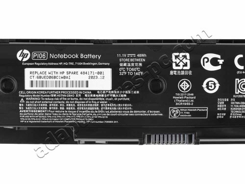 4400mAh Batería HP ENVY TouchSmart m7-j010dx m7-j020dx m7-j078ca