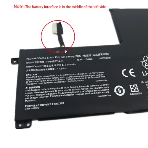 Batería Gigabyte G5 GE-51DE213SD 3510mAh 54Wh
