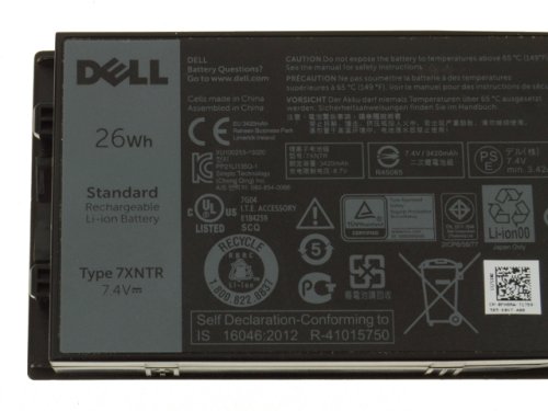 Original 26Wh Batería Dell Latitude 12 7202 T03H001