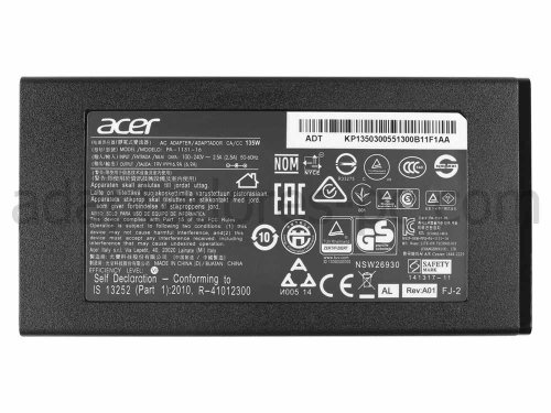135W Original Adaptador Cargador Acer Aspire VN7-792G-537B