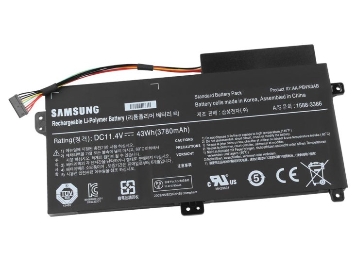 43Whr Samsung Series 3NP370R5E NP470R5E NP510R5E Original Batería - Haga un click en la imagen para cerrar