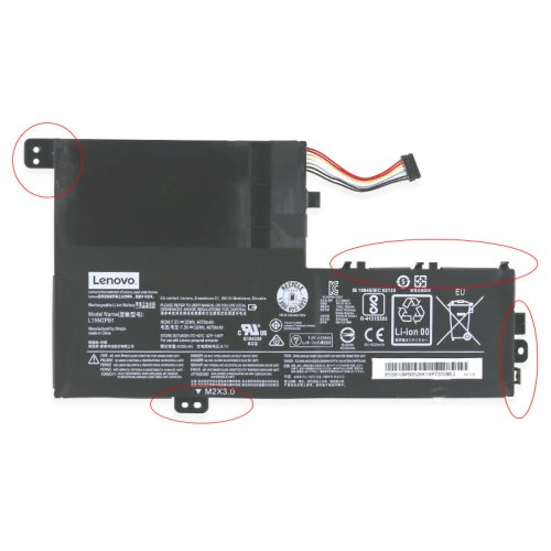 Original Batería Lenovo Yoga 520-14IKB 80X80142MH 4670mAh 35Wh