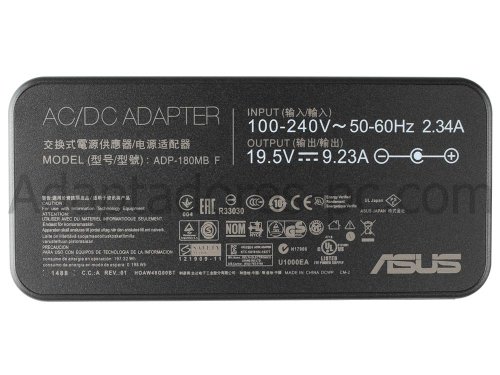 Original 180W Asus TUF Gaming A15 FA506 AC Adaptador Cargador