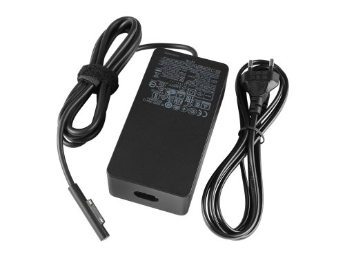 127W Cargador Microsoft Surface Pro X AC Adaptador