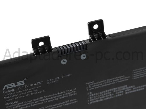 42Wh Asus 0B200-02560000 Original Batería