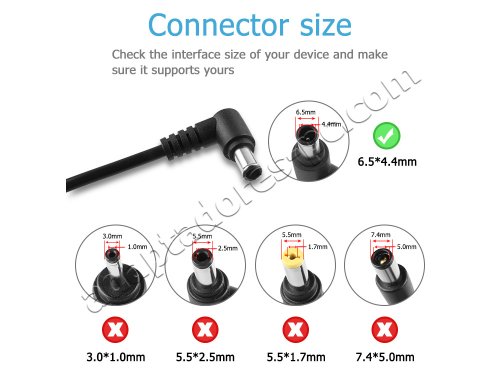 85W Adaptador Cargador Sony KLV-32W700B KDL-42W700B + Cable