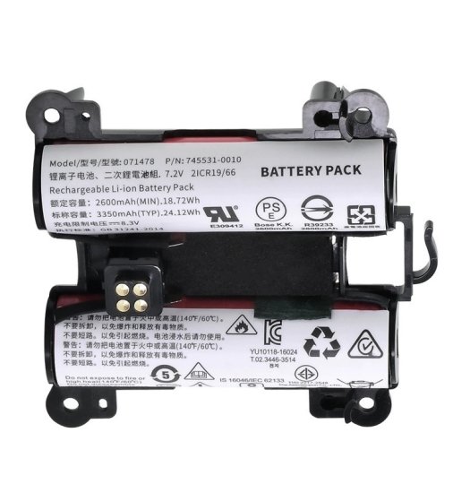 Batería Bose 071475 071478 078068 2600mAh 19.24Wh - Haga un click en la imagen para cerrar