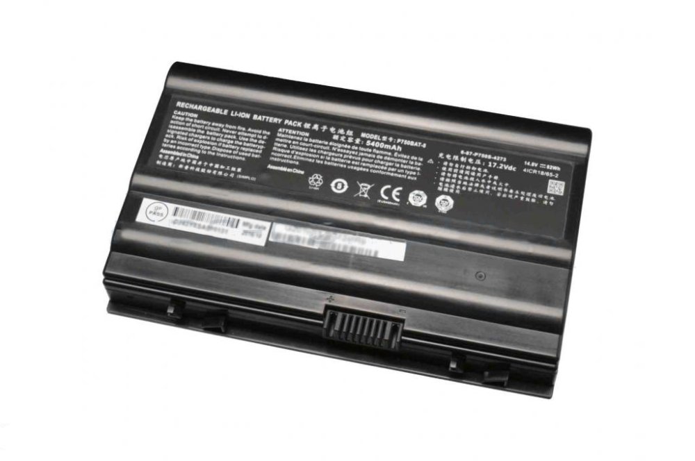5500mAh 82Wh Batería Sager NP9775 NP9778 NP9778-S