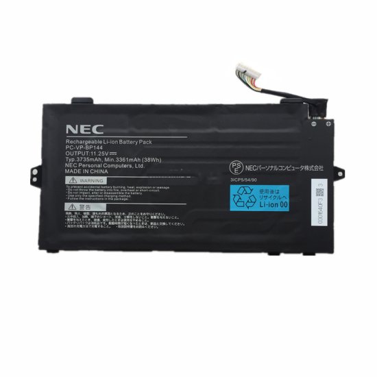 Batería NEC 3ICP5/54/90 PC-VP-BP144 3361mAh 38Wh - Haga un click en la imagen para cerrar