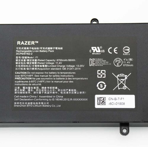 Original Batería Razer CN-B-7-F1 8700mAh 99Wh