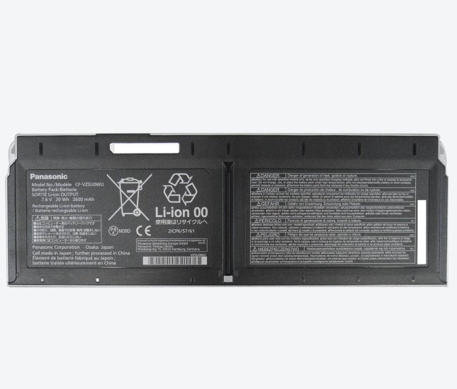 Original Batería Panasonic CF-VZSU0WU CF-VZSU0XU 2600mAh 20Wh - Haga un click en la imagen para cerrar