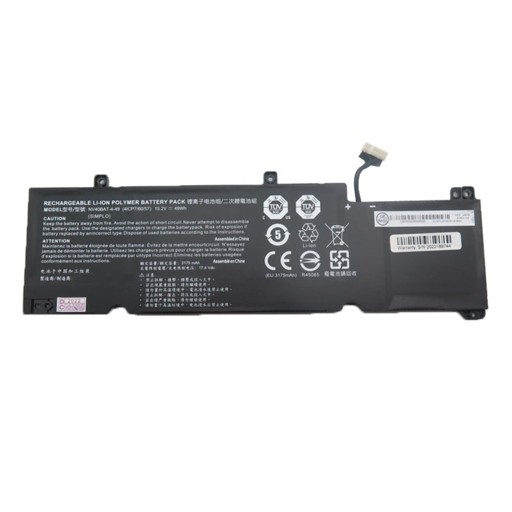 Batería Gaming Guru Heart GTX1650TI (NV40ME) 3175mAh 49Wh