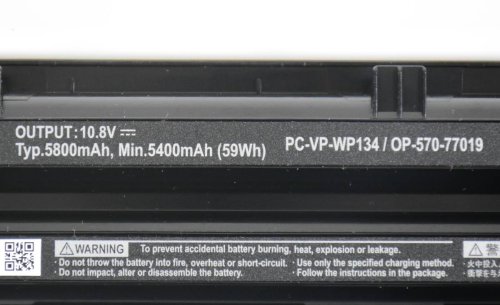 Original Batería NEC VersaPro VJ25L/X-G 5800mAh 59Wh
