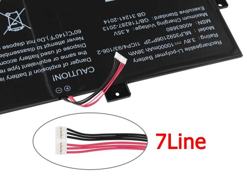 Batería Medion Akoya E2228T 10000mAh 38Wh