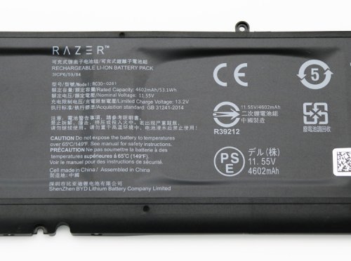 Original Batería Razer Blade Stealth 13 RZ09-02812E71-R3E1 4602mAh 53.1Wh
