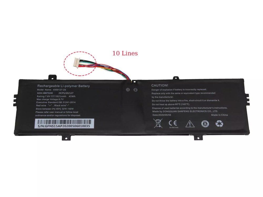 Batería Medion Akoya E15301/E15302 (NS15AP) 5921mAh 45Wh