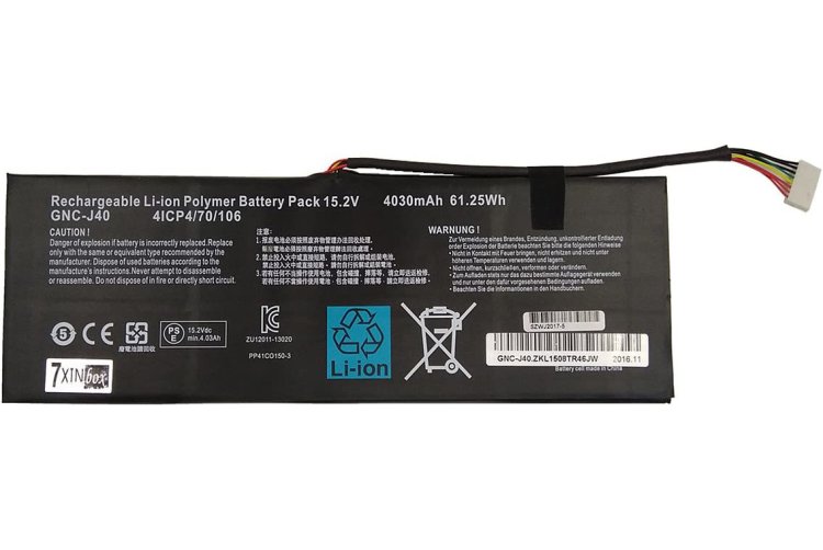 Batería Gigabyte P34F 4030mAh 61.25Wh - Haga un click en la imagen para cerrar