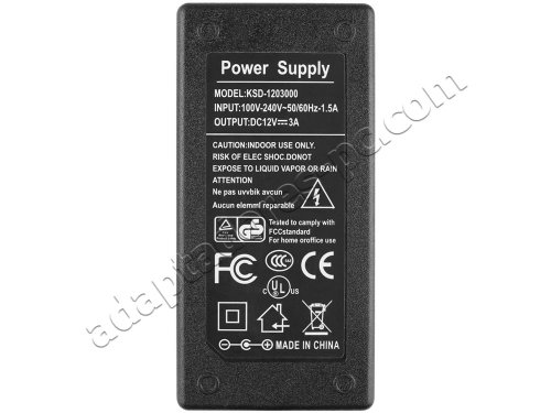 36W AC Adaptador Cargador HP B6R49AA#AKQ B6R49AA#A2N