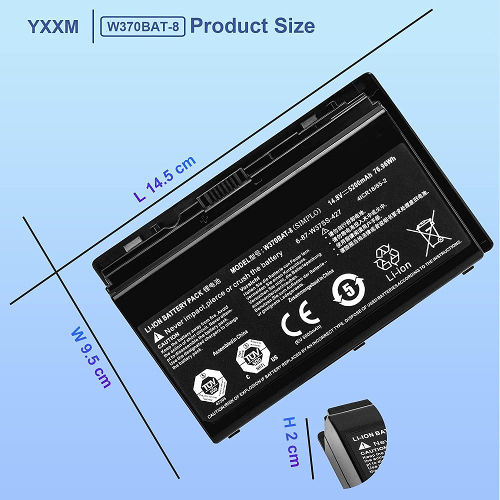 Batería Gigabyte P2742G 5200mAh