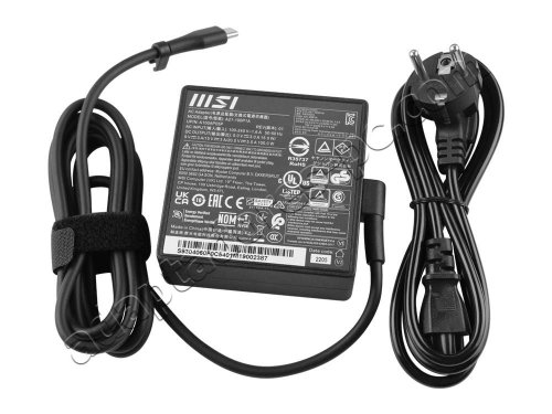 Original 100W USB-C Cargador MSI Stealth A16 AI+ A3HVFG-075IN AC Adaptador + Cable
