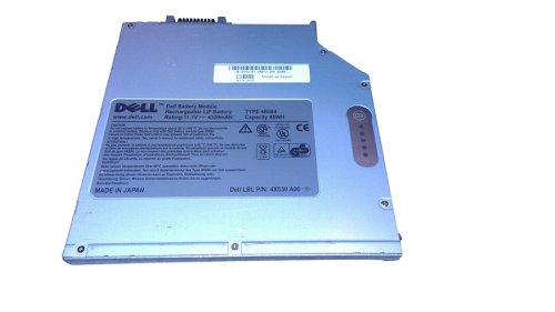 Original 4320mAh 48Wh Media Bay Batería Dell Latitude D420 D500 D505